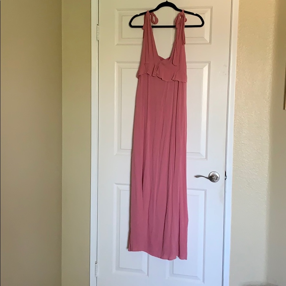 NWT pink long dress
